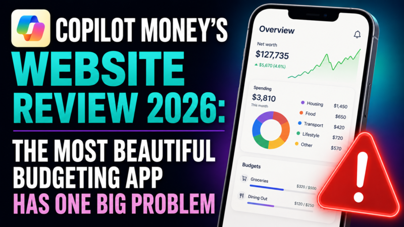 Copilot Money's website Review 2026: The Most Beautiful Budgeting App Has One Big Problem