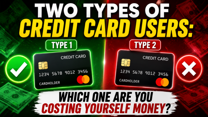 Two Types of Credit Card Users: Which One Are You Costing Yourself Money?