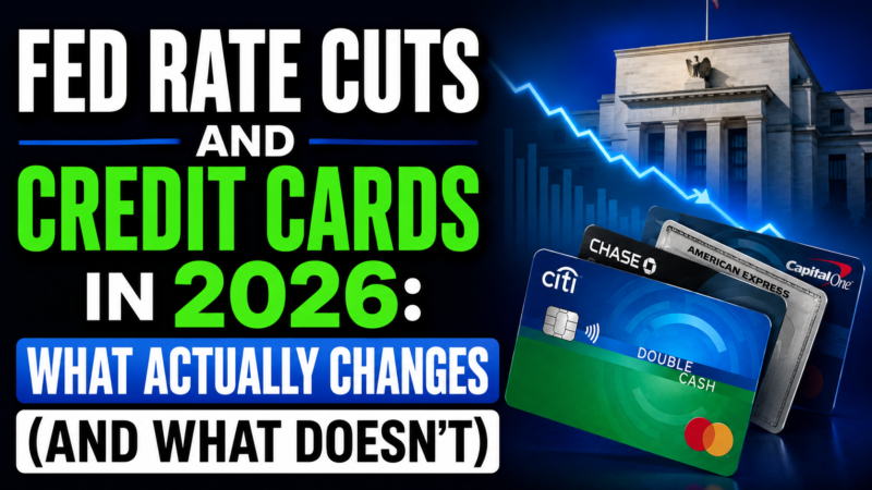 Fed Rate Cuts and Credit Cards in 2026: What Actually Changes (And What Doesn't)