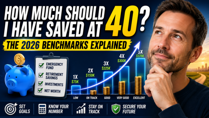 How Much Should I Have Saved at 40? The 2026 Benchmarks Explained