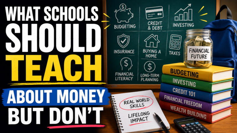 What Schools Should Teach About Money But Don't