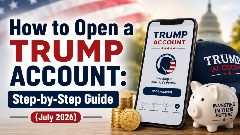 How to Open a Trump Account: Step-by-Step Guide (July 2026)