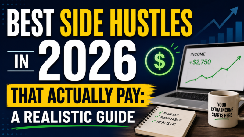 Best Side Hustles in 2026 That Actually Pay: A Realistic Guide