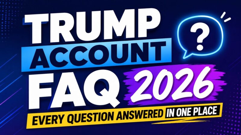 Trump Account FAQ 2026: Every Question Answered in One Place