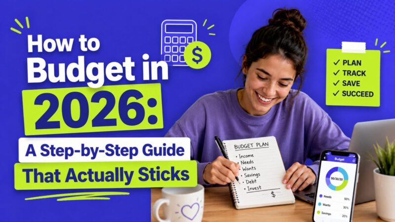 How to Budget in 2026: A Step-by-Step Guide That Actually Sticks