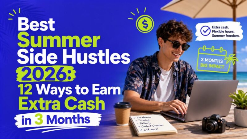 Best Summer Side Hustles 2026: 12 Ways to Earn Extra Cash in 3 Months