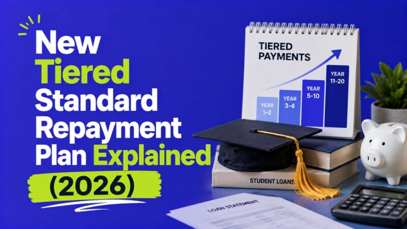 New Tiered Standard Plan repayment terms by loan balance for 2026