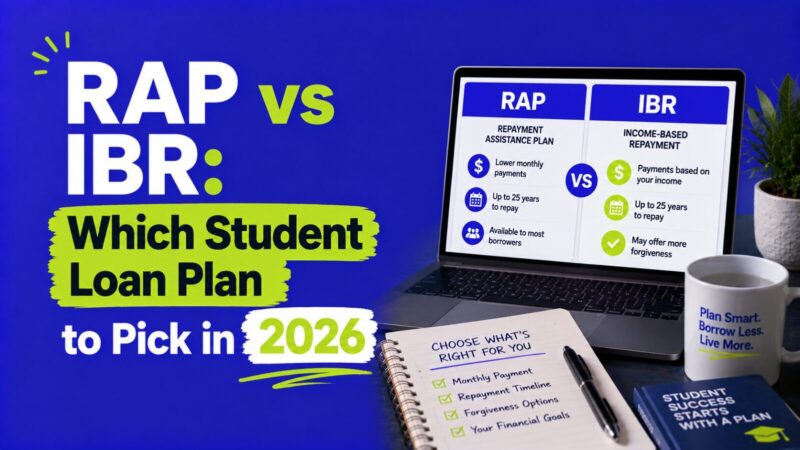 RAP vs IBR student loan repayment plan comparison for 2026