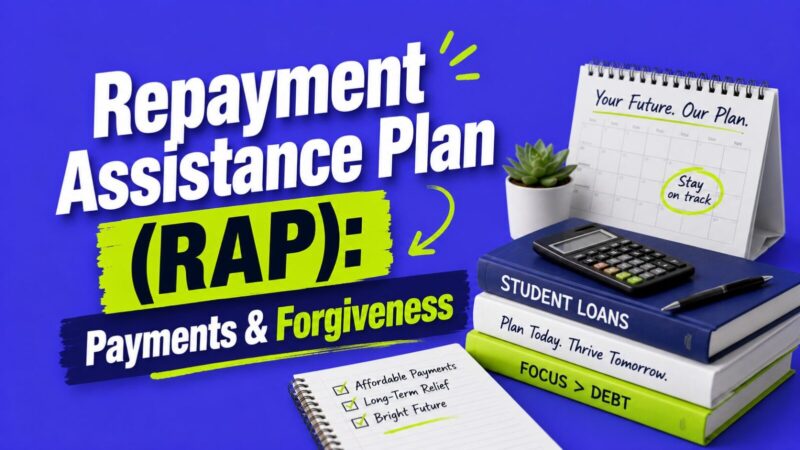 Repayment Assistance Plan RAP payment formula and 30-year forgiveness explained