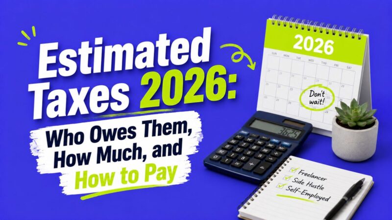 Estimated Taxes 2026: Who Owes Them, How Much, and How to Pay