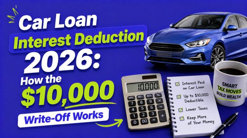 Car Loan Interest Deduction 2026: How the $10,000 Write-Off Works