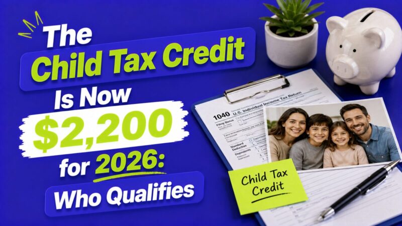 The Child Tax Credit Is Now $2,200 for 2026: Who Qualifies