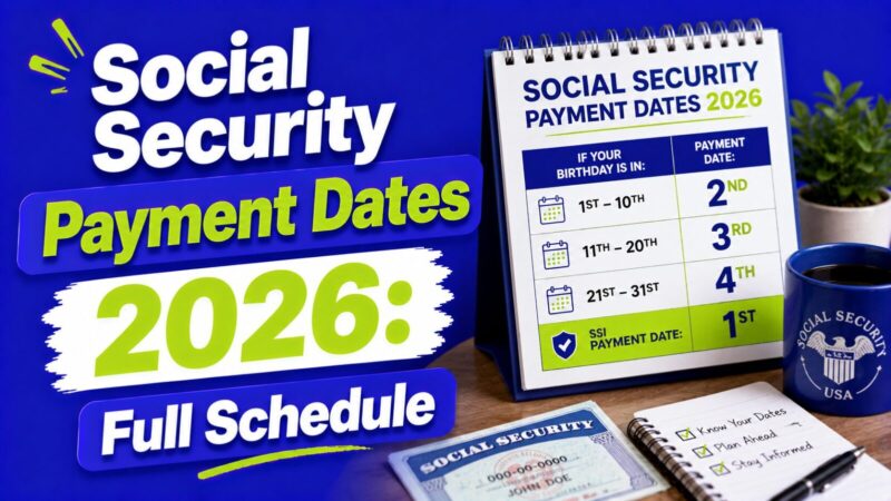 Social Security Payment Dates 2026: Full Schedule