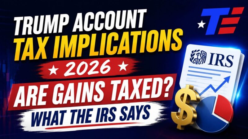 Trump Account Tax Implications 2026: Are Gains Taxed? What the IRS Says