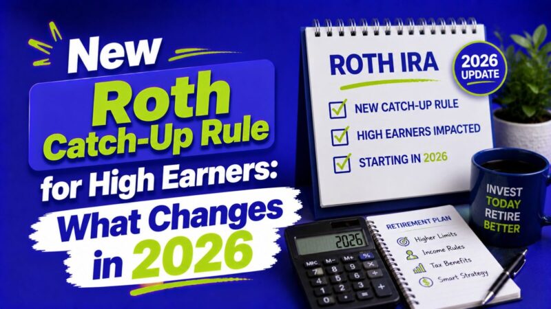 New Roth Catch-Up Rule for High Earners: What Changes in 2026