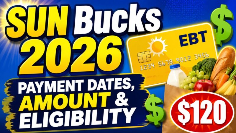 SUN Bucks 2026: Summer EBT Payment Dates, Amount, and How to Check If Your Child Qualifies