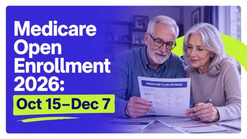 Medicare Open Enrollment 2026 (Oct 15 – Dec 7): What You Can Change