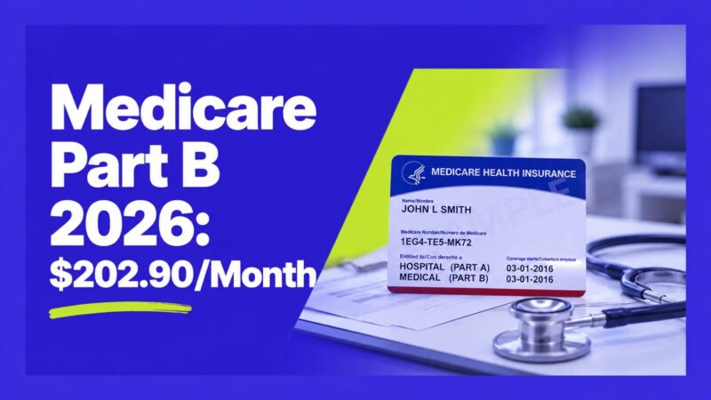 Medicare Part B in 2026: The New $202.90 Premium, $283 Deductible, and What It Covers