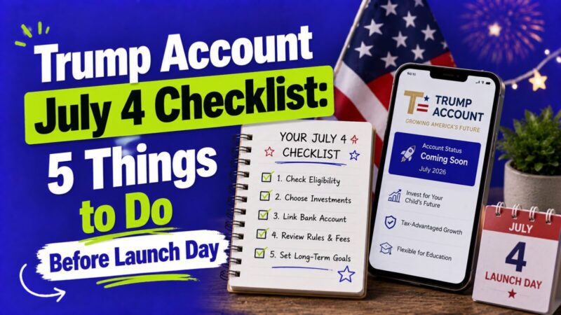 Trump Account July 4 Checklist: 5 Things to Do Before Launch Day