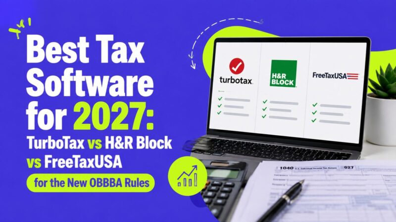 Best Tax Software for 2027: TurboTax vs H&R Block vs FreeTaxUSA for the New OBBBA Rules