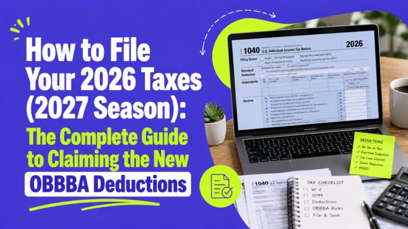 How to File Your 2026 Taxes (2027 Season): The Complete Guide to Claiming the New OBBBA Deductions