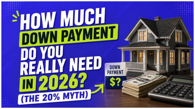 How Much Down Payment Do You Really Need in 2026? (The 20% Myth)