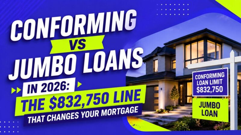 Conforming vs Jumbo Loans in 2026: The $832,750 Line That Changes Your Mortgage