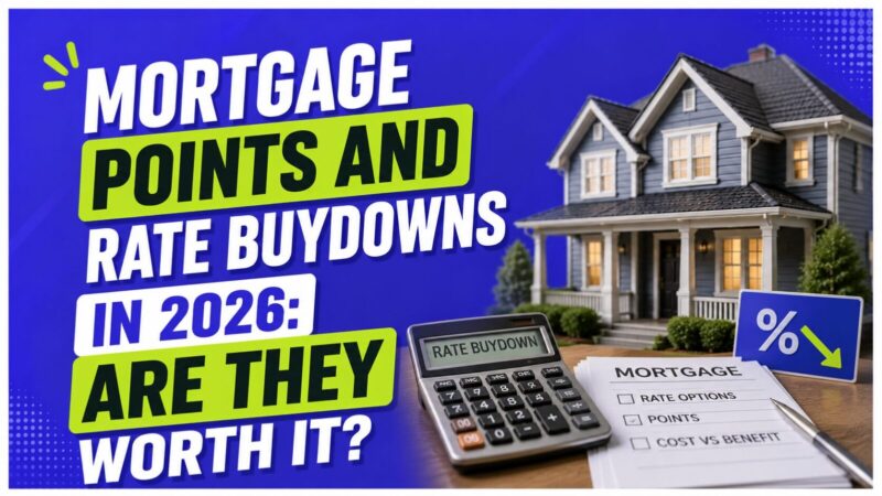 Mortgage Points and Rate Buydowns in 2026: Are They Worth It?