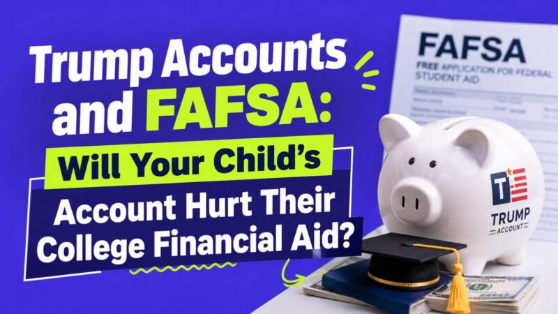 Trump Accounts and FAFSA: Will Your Child's Account Hurt Their College Financial Aid?