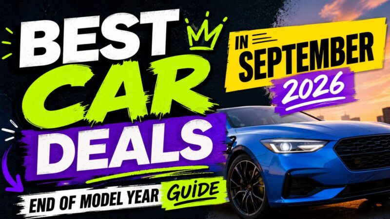 Best Car Deals in September 2026: End of Model Year Guide