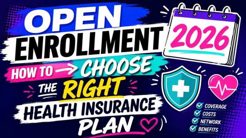 Open Enrollment 2026: How to Choose the Right Health Insurance Plan