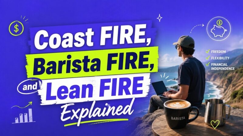 Coast FIRE, Barista FIRE, and Lean FIRE: The Different Types of FIRE Explained