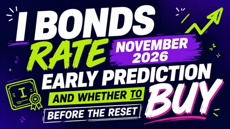 I Bonds Rate November 2026: Early Prediction and Whether to Buy Before the Reset