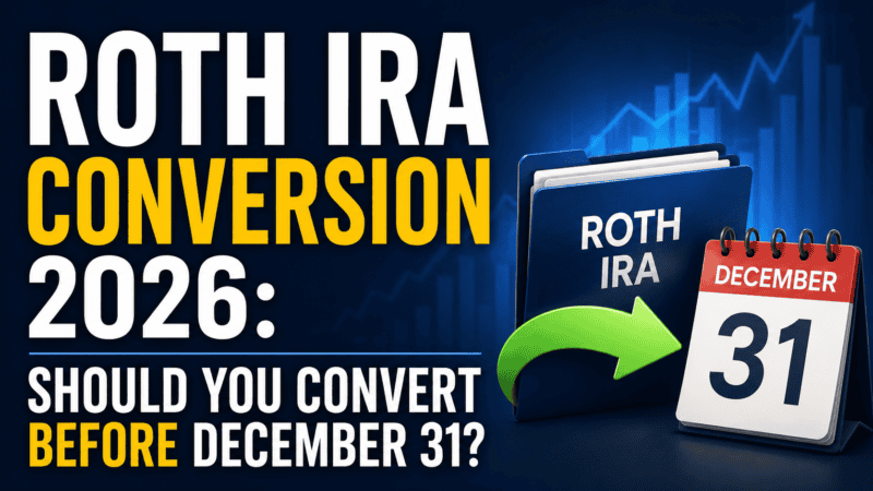 Roth IRA Conversion 2026: Should You Convert Before December 31?